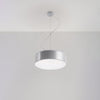 Sleek home accessories Sollux Lighting Pendant lamp ARENA 35 grey