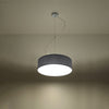 Contemporary pendant ceiling light Sollux Lighting Pendant lamp ARENA 35 grey