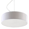 Minimalist bathroom pendant lighting Sollux Lighting Pendant lamp ARENA 35 white
