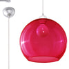 Industrial-style ceiling lamp Sollux Lighting Pendant Lamp Sollux red