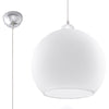Round ceiling lamp Sollux Lighting Pendant Lamp Sollux White