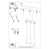 Ideal for modern interiors and loft apartments Pendant lamp BORGIO 3L black