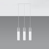 Island pendant lights Sollux Lighting Pendant Lamp BORGIO 3L White for modern interiors
