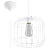 Modern pendant light Sollux Lighting Pendant Lamp CELTA White