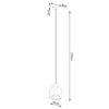 Contemporary kitchen pendant lighting Sollux Lighting Pendant Lamp Ceramic MINT
