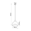 Cozy interior lighting with Sollux Lighting Pendant Lamp DAMASO