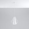 DEMI White Pendant Light by Sollux Lighting for minimalist decor