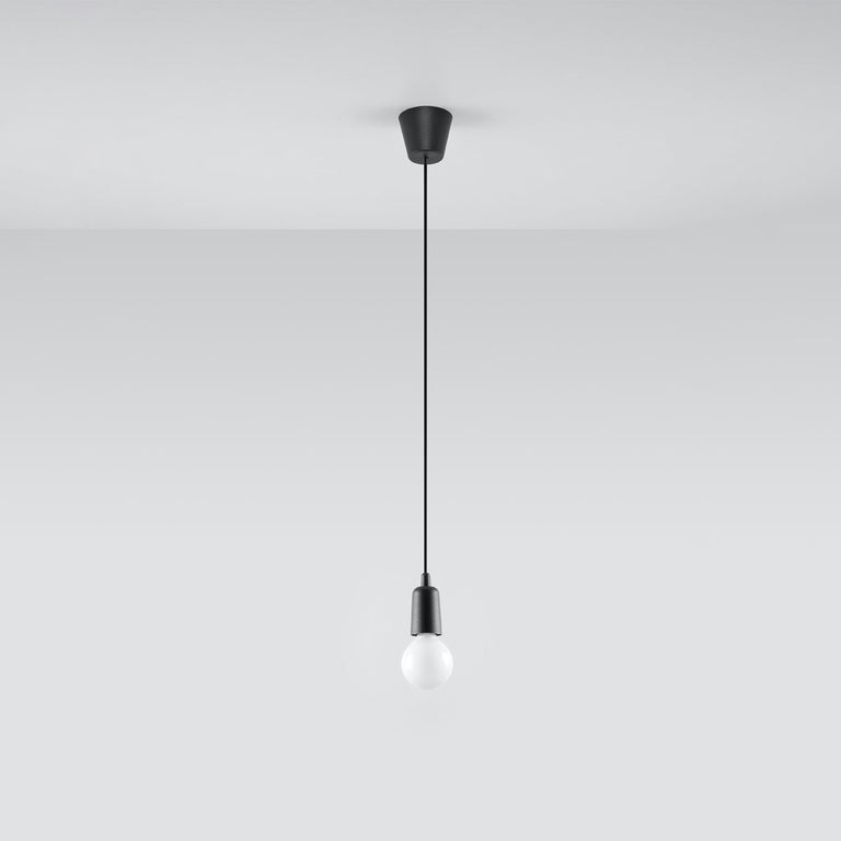 Sollux Lighting Pendant Lamp DIEGO 1 Black