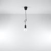 Island pendant lights Sollux Lighting Pendant lamp DIEGO 1 black