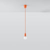 Bright orange color for added vibrancy Pendant lamp DIEGO 1 orange