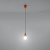 Pendant lamp DIEGO 1 orange in Minimalist pendant light design