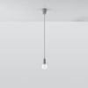 Ceiling pendant Sollux Lighting Pendant Lamp DIEGO 1 Grey
