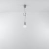 Pendant ceiling lights Sollux Lighting Pendant Lamp DIEGO 1 Grey