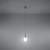 Pendant lamp DIEGO 1 white for home decor