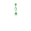 Modern Sollux Lighting Pendant Lamp DIEGO 3 Green for bright interiors

