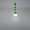 Sollux Lighting Pendant Lamp DIEGO 3 Green for unique room accents