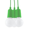 Sollux Lighting Pendant Lamp DIEGO 3 Green for stylish indoor lighting