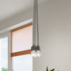 Pendant lamp DIEGO 3 grey from High-quality materials