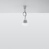 Pendant lamp DIEGO 3 grey Ideal for kitchen pendant lighting