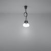 Pendant lamp DIEGO 3 grey
