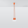 Kitchen pendant lighting Sollux Lighting  Pendant lamp DIEGO 3 orange