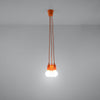 Hanging lights Sollux Lighting Pendant lamp DIEGO 3 orange