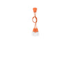 Minimalist pendant light design Pendant lamp DIEGO 3 orange