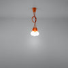 Pendant lamp DIEGO 3 orange  for kitchen pendant lighting