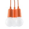 Orange pendant light Sollux Lighting 
 Pendant lamp DIEGO 3 orange