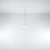 Minimalist pendant ceiling lights Sollux Lighting  Pendant lamp DIEGO 3 white
