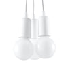 Pendant lamp DIEGO 3 white for various home accessories