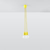 Sollux Lighting Pendant Lamp DIEGO 3 Yellow for vibrant pendant ceiling lights