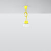 Minimalist Sollux Lighting  Pendant lamp DIEGO 3 yellow for chic pendant lighting 