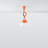 Excellent for island pendant lights Pendant lamp DIEGO 5 orange