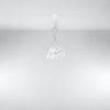 Ceiling light fixture Sollux Lighting Pendant lamp DIEGO 5 white