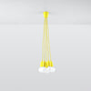 Minimalist Sollux Lighting Pendant Lamp DIEGO 5 Yellow for chic pendant lighting