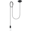 Versatile home accessories Sollux Lighting Pendant Lamp EDISON 1 Black