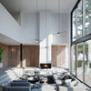Elegant ceiling light Sollux Lighting Pendant Lamp ESKOLA 110 Black.

