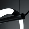 Hanging lights Pendant lamp GALAKSE 84 black LED 2700-6500K