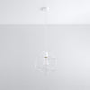 Stylish ceiling lamp Sollux Lighting Pendant Lamp GASPARE White