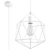 Modern pendant light Sollux Lighting Pendant Lamp GASPARE White