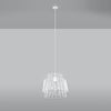 Modern pendant light Sollux Lighting Pendant Lamp GATE White
