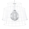 Steel pendant lamp Sollux Lighting Pendant Lamp GATE White
