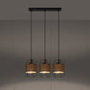 GIZUR 3L pendant lamp illuminating a modern kitchen.
