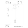 Sleek GOTTO 1 pendant light for kitchen decor
