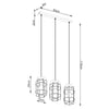 GOTTO 3L pendant light for bedroom ceiling decor
