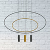 Minimalist ceiling light fixture, Sollux Lighting Pendant Lamp HOLAR 1 Black.
