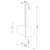 Sleek pendant light for kitchen island, Sollux Lighting Pendant Lamp HOLAR 1 Black.
