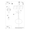 Modern pendant lighting with Sollux Lighting Pendant Lamp HOLAR 1 Black.
