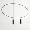 Elegant pendant light fixture, Sollux Lighting Pendant Lamp HOLAR 2 Black.
